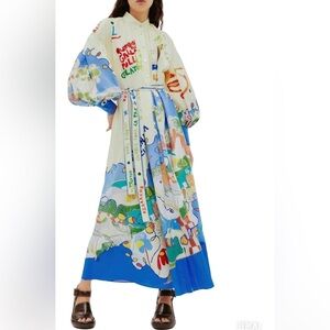 Maxi Travel Nadia shirt dress NWOT SZ XXL European